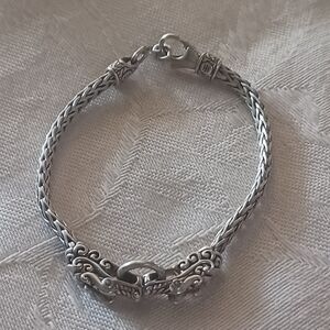 John Hardy Petite Naga Bracelet, Sterling Silver, Small 6.5"